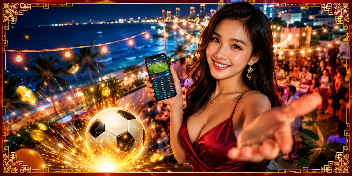 Người dùng tại Phú Quốc theo dõi kèo esports và thể thao trực tuyến trên bãi biển